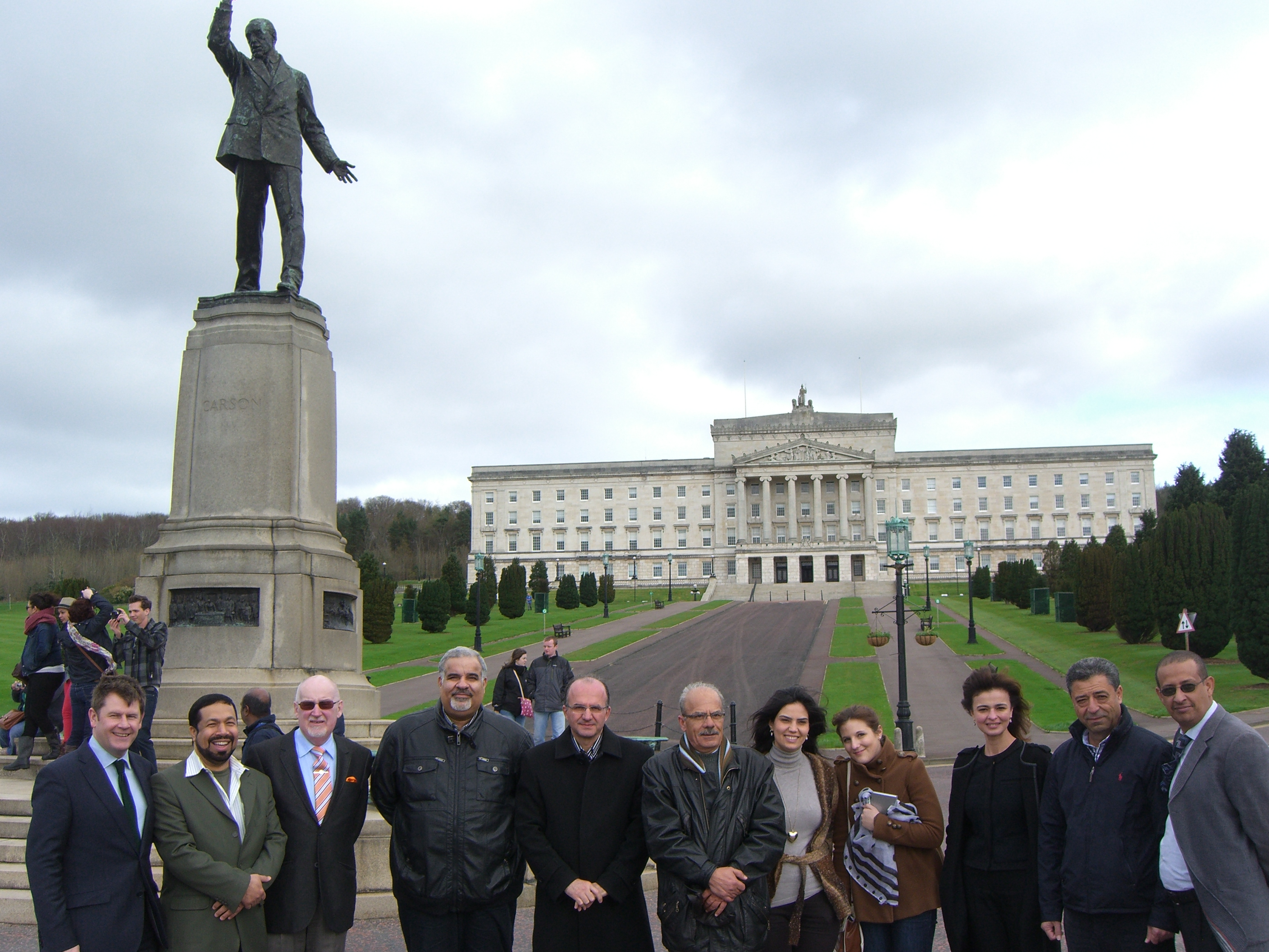 Arab Network for Tolerance visit to Northern Ireland March 2012